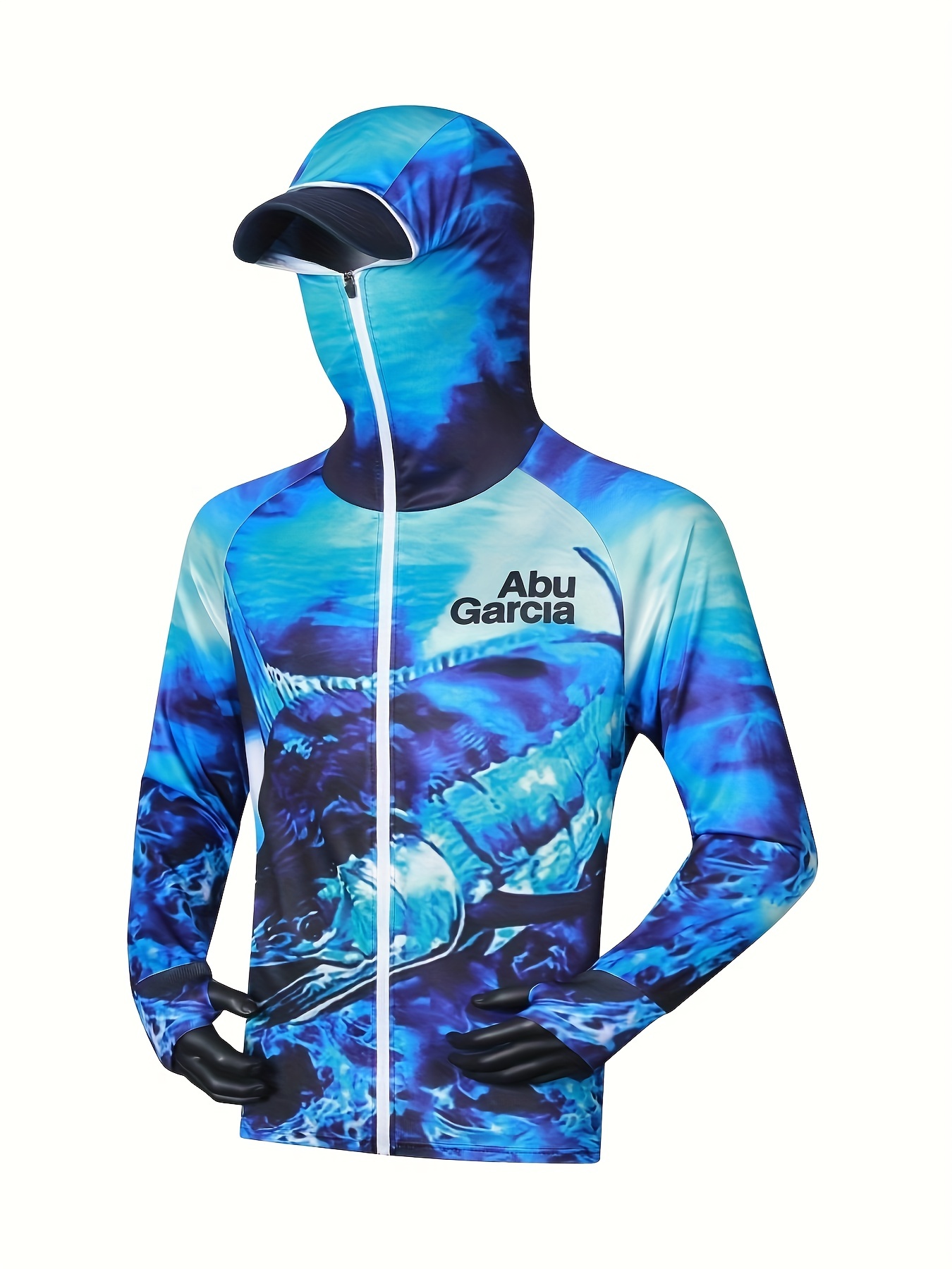 Waterproof Soft Shell Hooded Jacket Anti UV Rash Guards Fishing