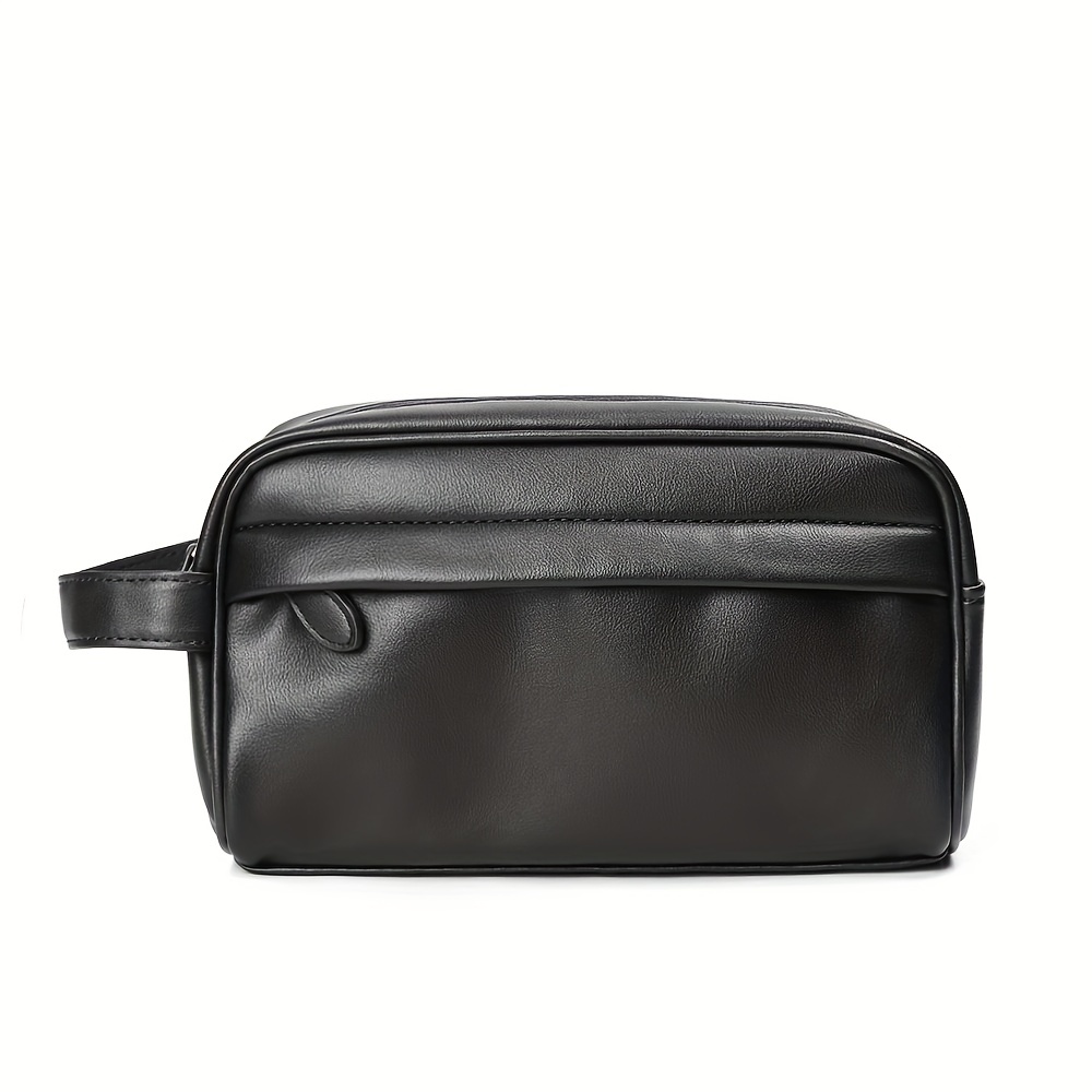 Men's Business Clutch Bag Portable Cosmetic Case Toiletry Bag