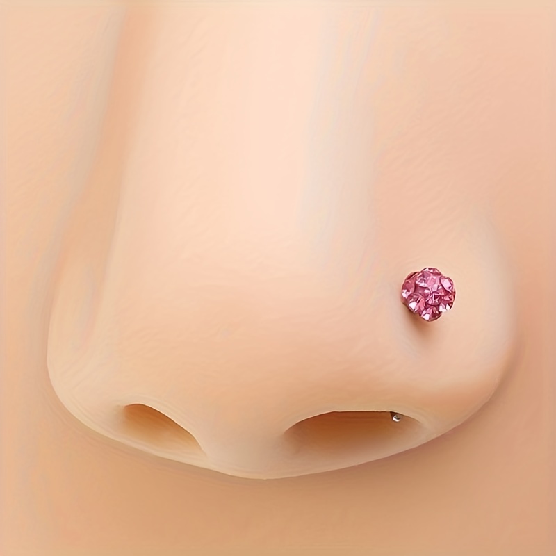 Crystal nose clearance stud