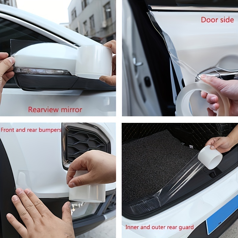Acheter Autocollants de Protection de bord de porte de voiture 3M/10M, Film  transparent anti-rayures, Style de Protection, accessoires automobiles