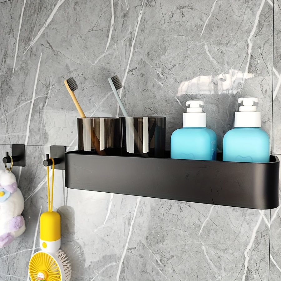 Bathroom Wall Mounted Storage Shelf Multifunctional Punch - Temu