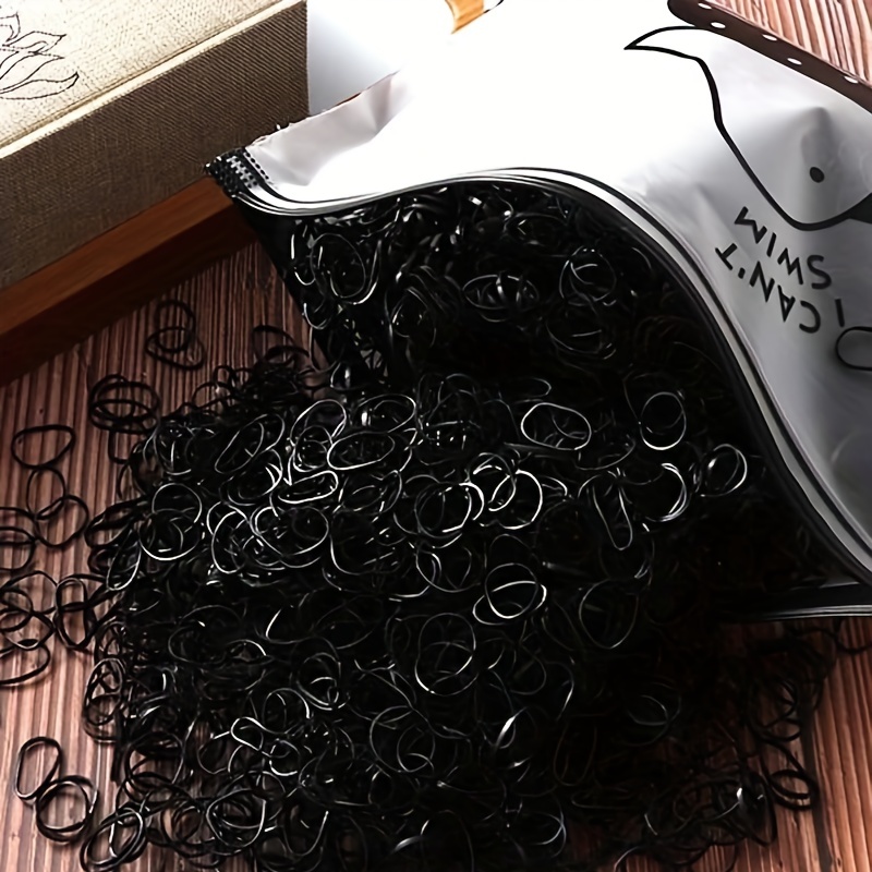 2000 PCS Small Elastic Hair Tie No Damage To Hair