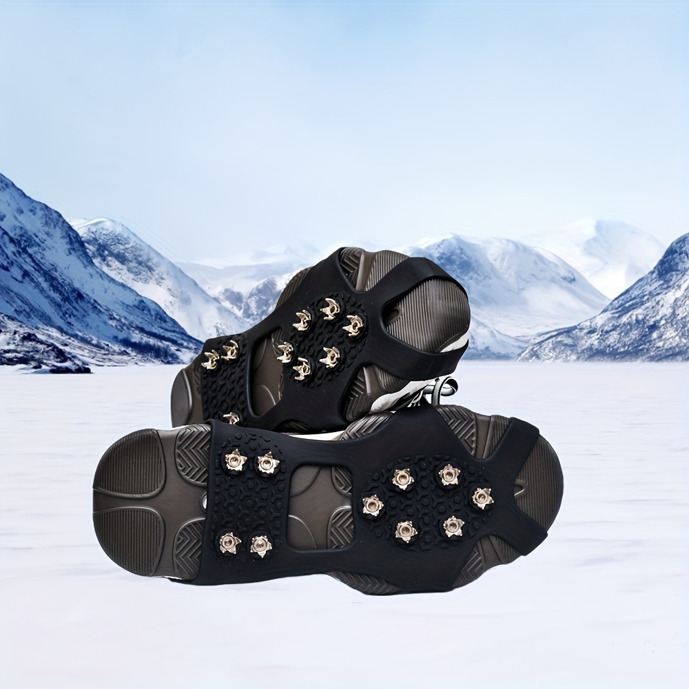 Crampons Ice Cleats Outdoor Camping Hiking Fishing Non slip - Temu