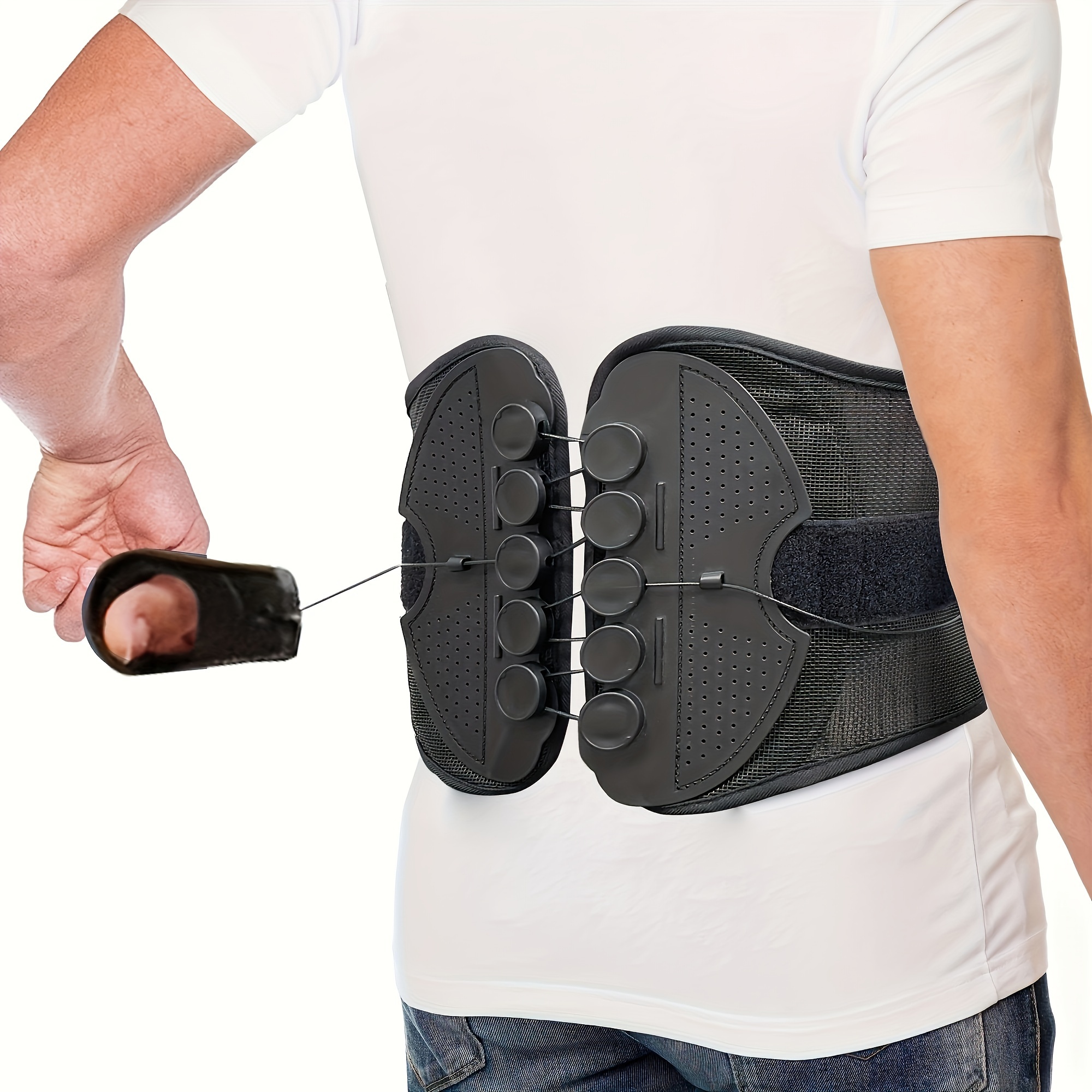 Order A Size Lumbar Orthosis Lower Back Spine Sport Back - Temu