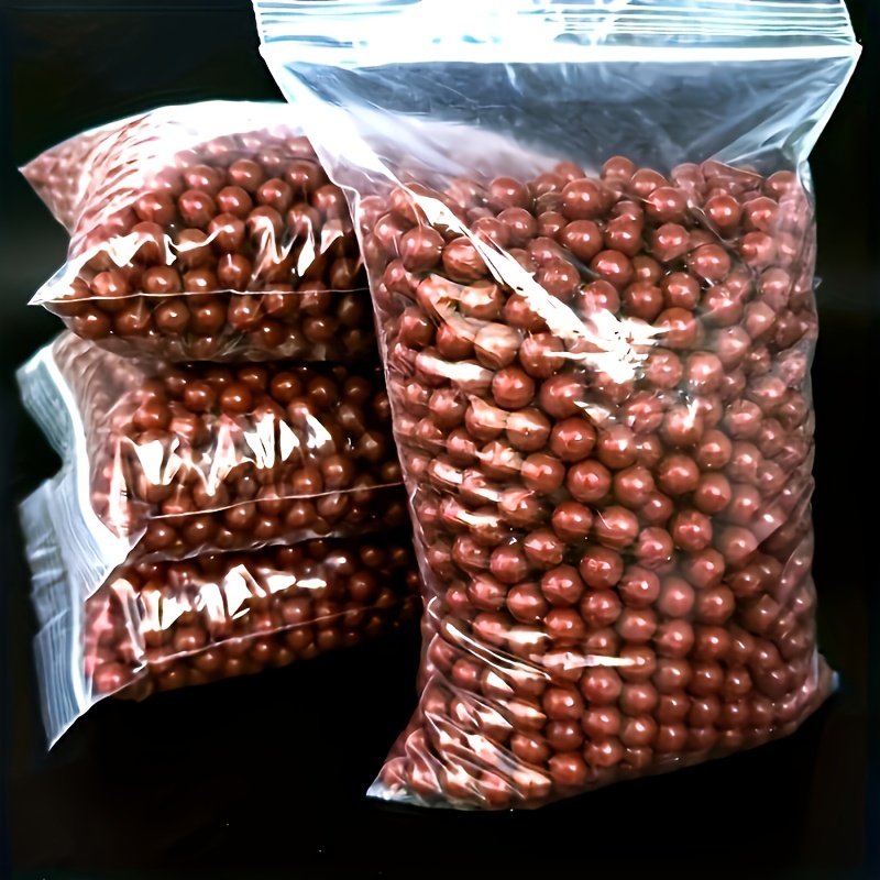 Brown Glossy Clay Balls for Slingshot - 100/300/500pcs Pack