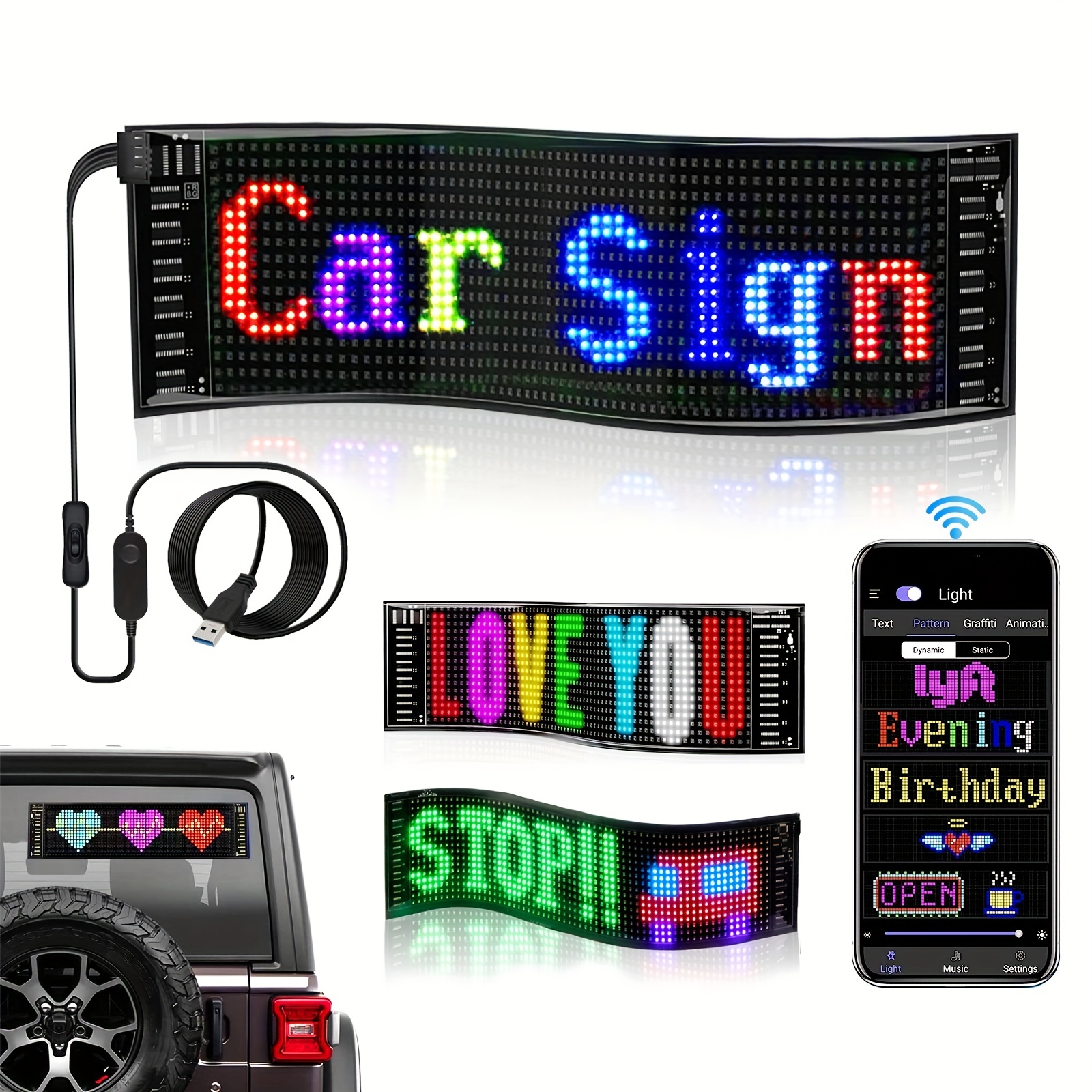 LED Pharmacy Sign, Super Bright Electric Advertising Display Board LED Open - 3