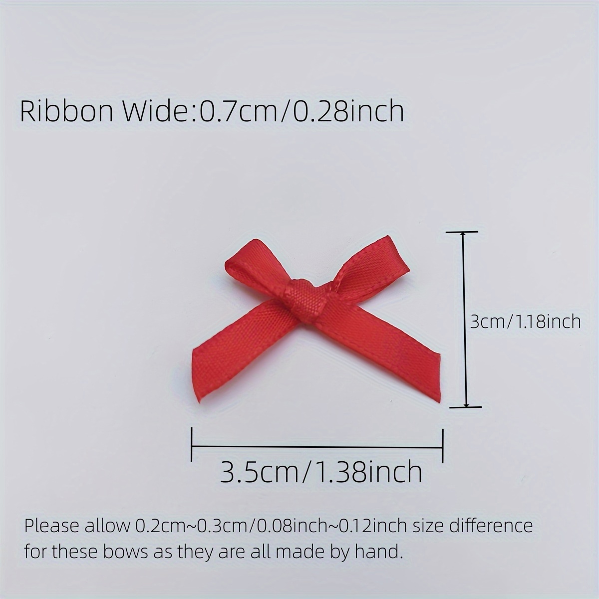  Satin Ribbon Red 1.38 Wide : Arts, Crafts & Sewing