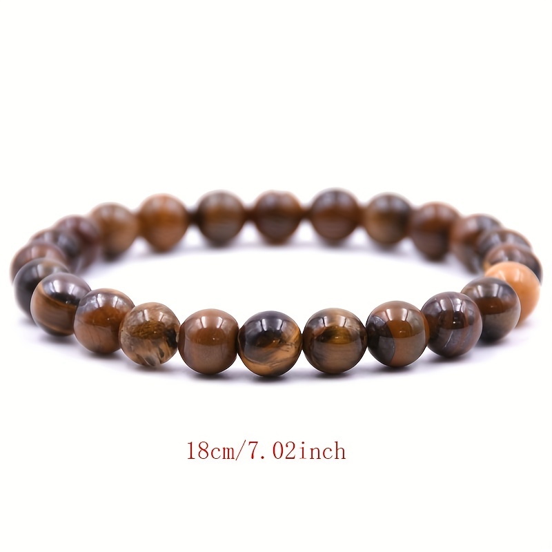 3 Pcs Set Stone Beaded Bracelet For Men