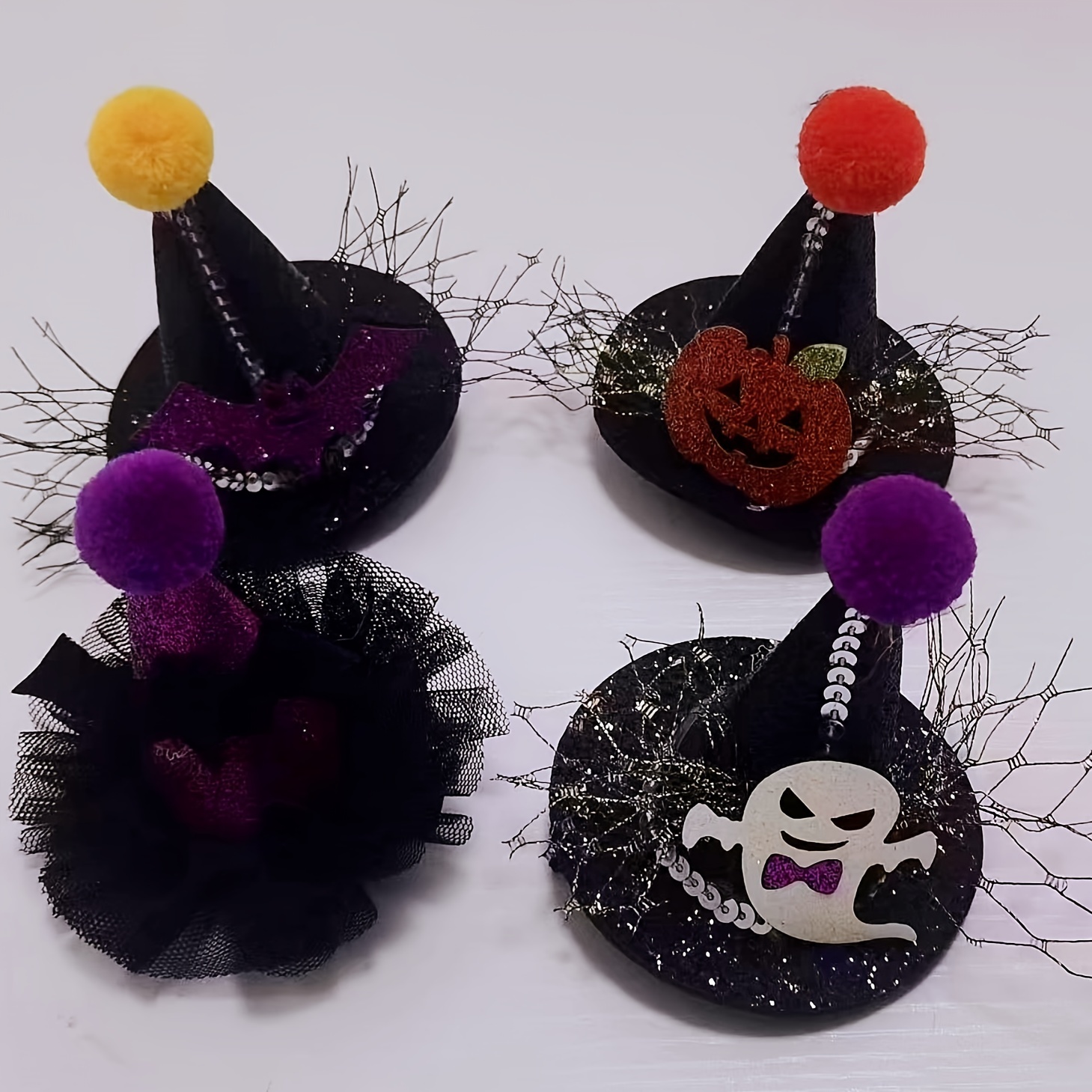 Lot De 2 Serre-Têtes Halloween - Chauve-souris Et Araignée - Accessoire Déguisement Fête - Taille Universelle - 9