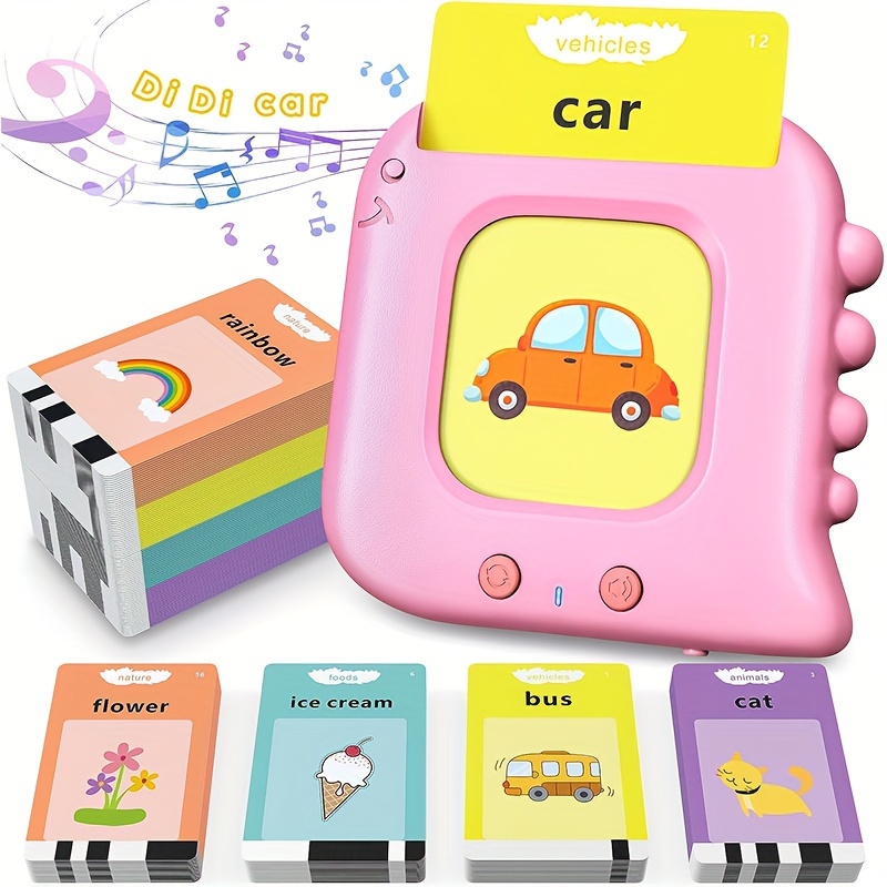 Cartes Flash parlantes pour Tout-Petits de 1 2 3 4 5 6 Ans,Jouets éducatifs  audibles 224 Mots Livre Educatif Enfant Jouet interactif électronique  Cadeau d'anniversaire pour garçon Filles,Anglais,Lapin : : Jeux et  Jouets