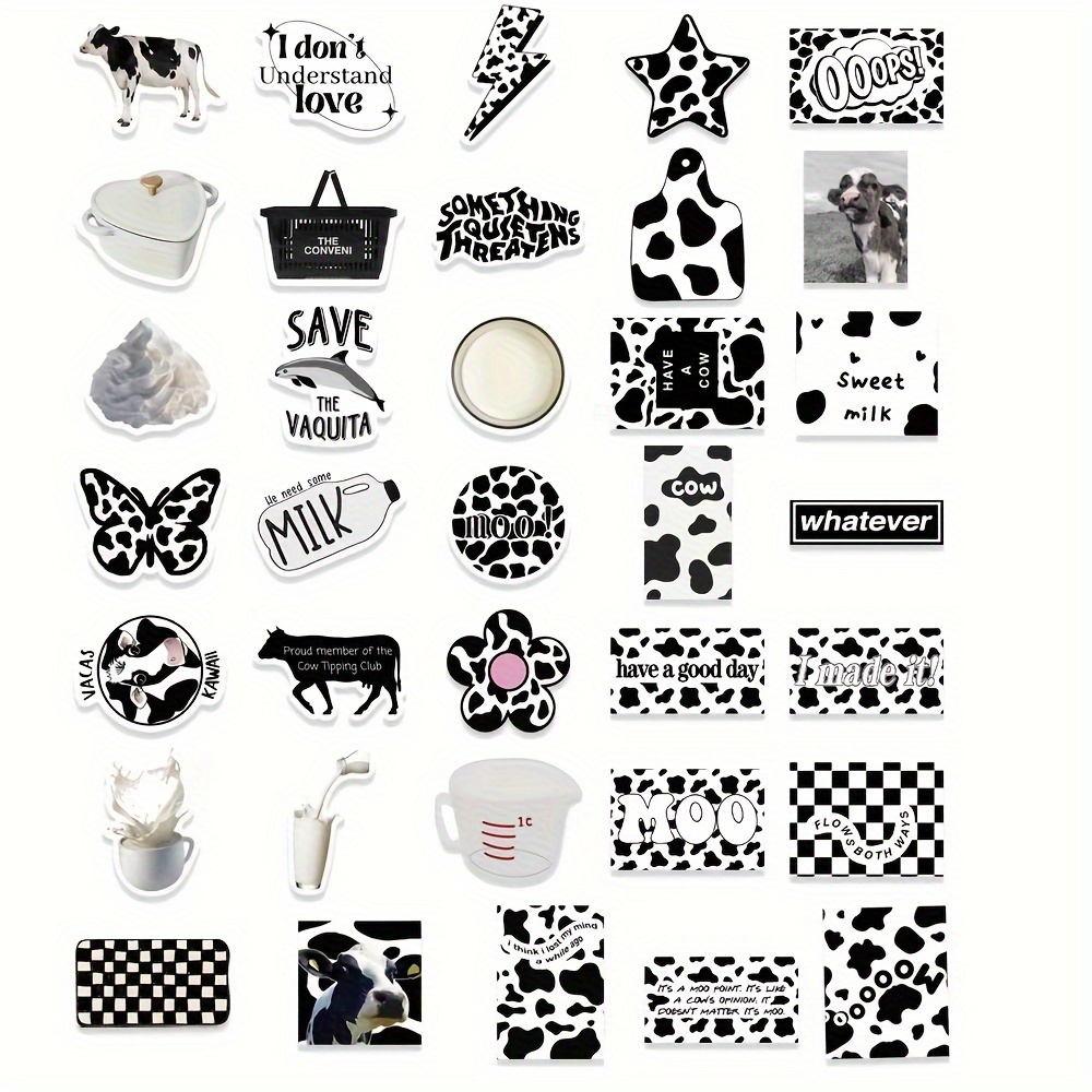 Cow Print Stuff Cow Pens And Cow Notes With 5 Style Cow - Temu