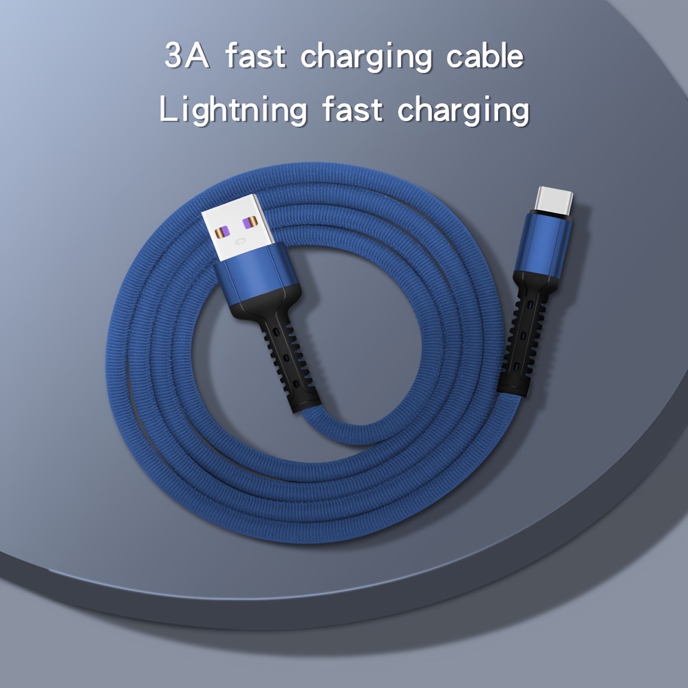Multi Charging Cable, 4 ft Multi USB Charger Cable Aluminum Nylon 3 in 1  Universal Multiple Charging Cord with Type-C/Micro /Lighting IOSUSB