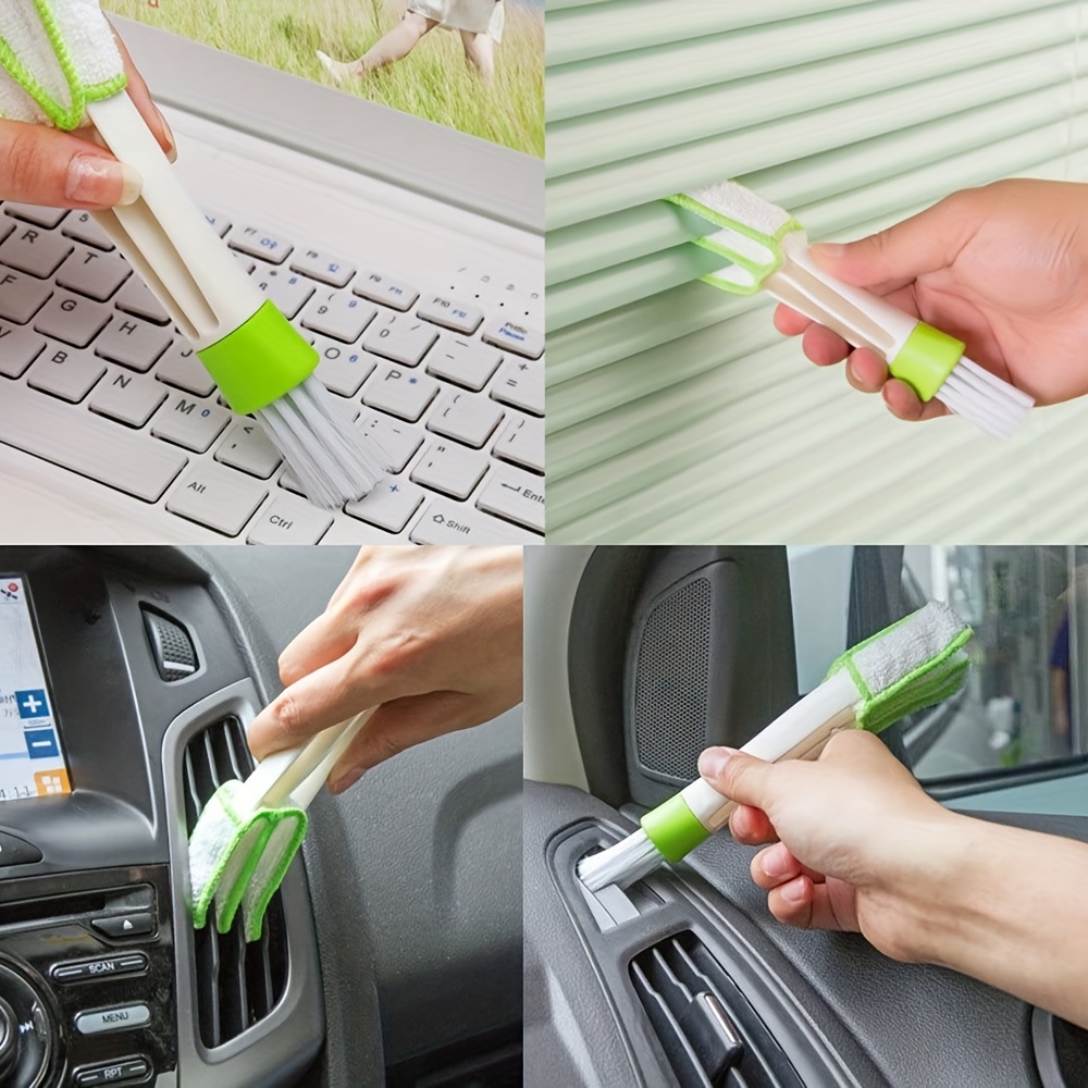 Wefuesd Vacuum Cleaners for Home Handheld Mini Blind Cleaner Curtain Brush Duster Removable Air Conditioner Home Gadget Car Vent Fan Blind Cleaning