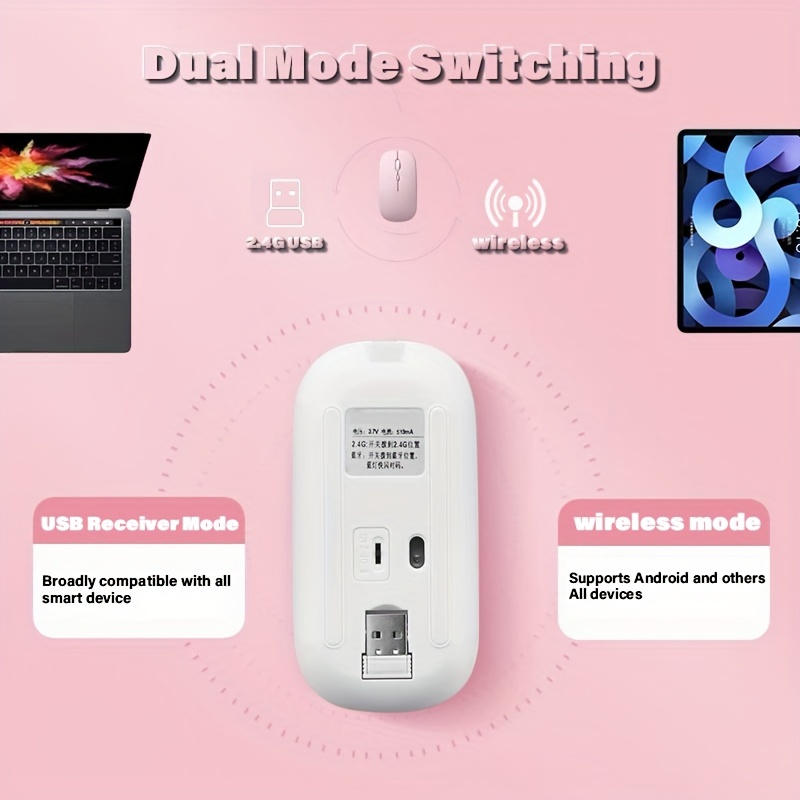 Clavier et souris sans fil compatibles avec iMac, MacBook, ordinateur  Windows et tablettes Android