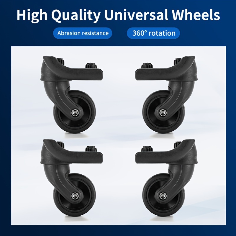 Luggage Wheels Universal Wheel Casters Suitcase Replacement - Temu