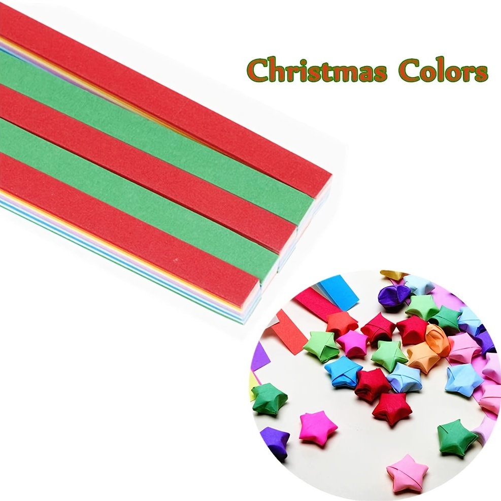 Origami Stars Paper Strips Lucky Colorful Star 25 Colors - Temu