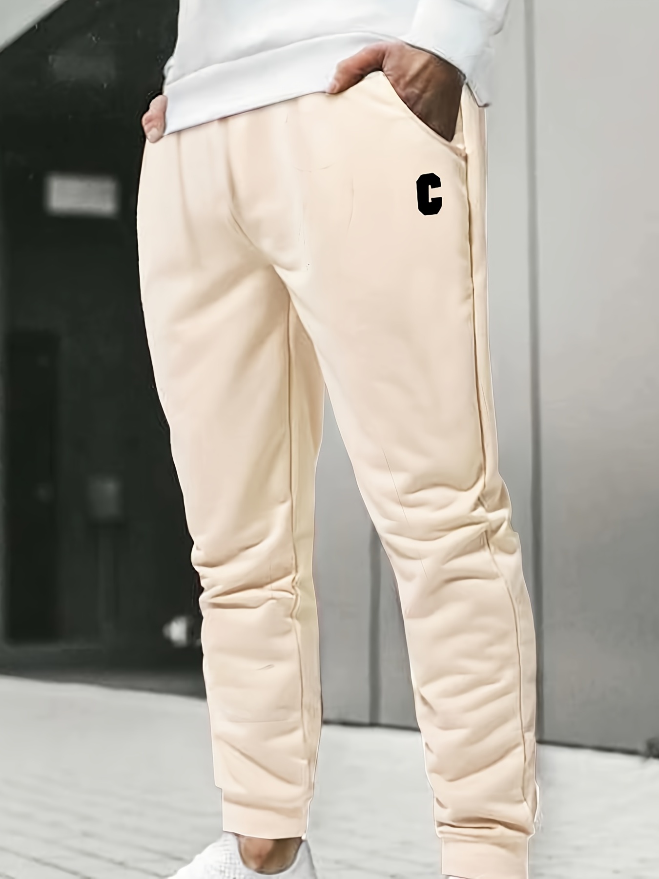 Men's Creative Graphic Print Casual Sweatpants