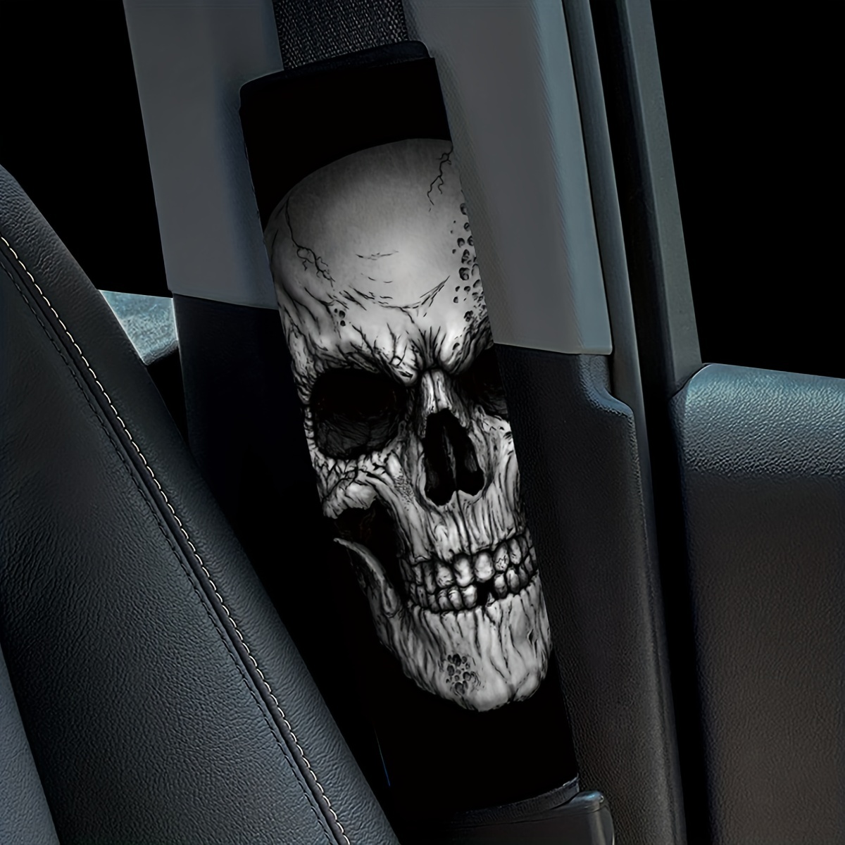Steering Wheel Cover Women Steering Wheel Cover Car Wheel Protector for  Vehicle, Car, Auto, SUV and More, 15 Inch (for Flowers Dead Skull Head  Black)