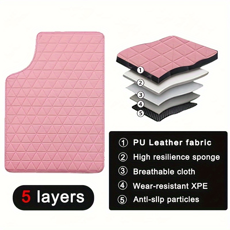 Auto Fußmatten Auto-Fußmatten aus Leder für Lexus UX Non-Hybrid 2020 2021,  Allwetter Wasserfest Antirutsch FußMatten Auto Innere Zubehör,8 Pink :  : Auto & Motorrad