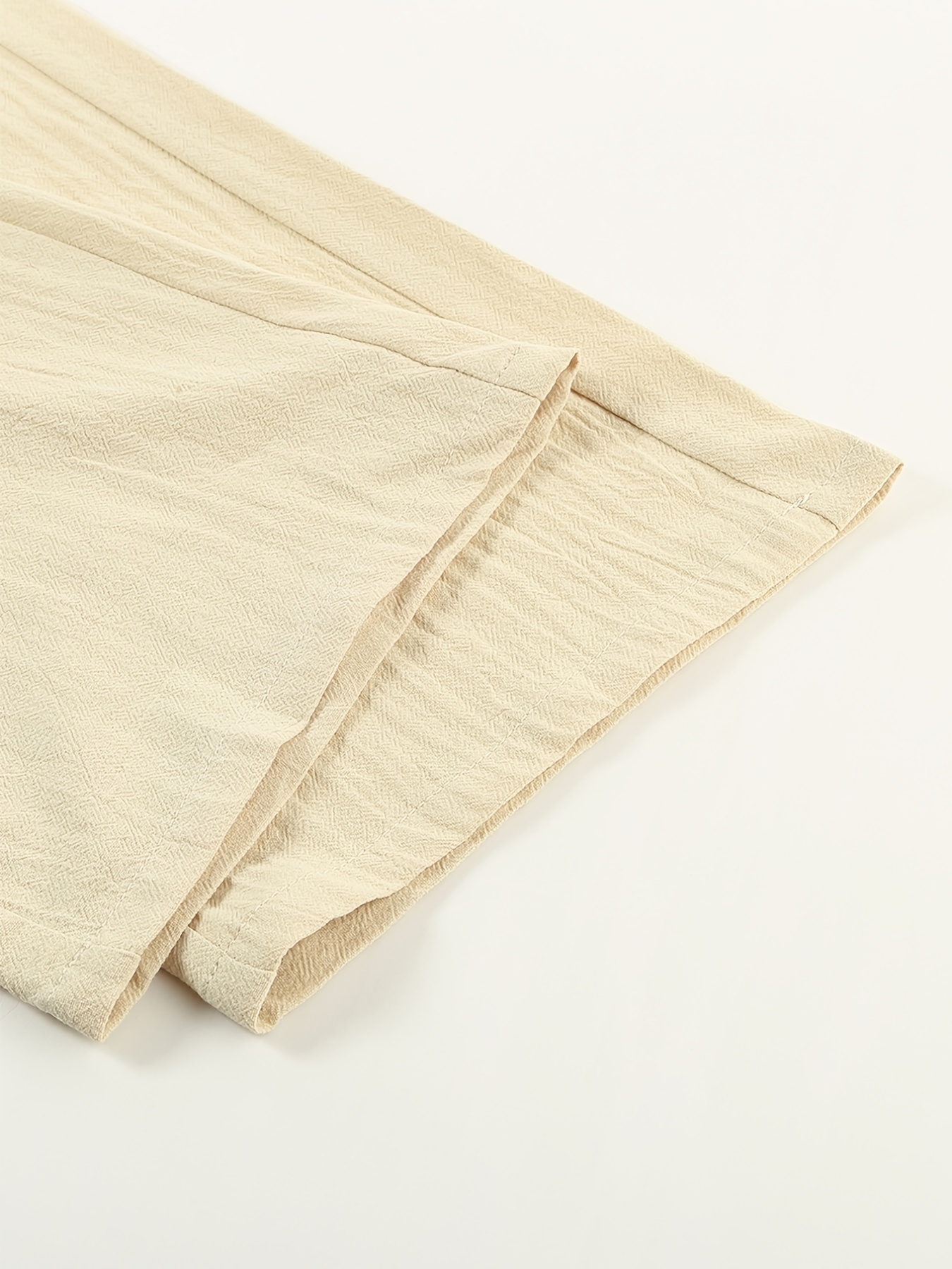 MULLAN Women's Straight Leg Pants Solid Elastic Waist Drawstring Long Pants  for Women Casual Cotton Linen Trousers, Beige, Small : : Clothing,  Shoes & Accessories