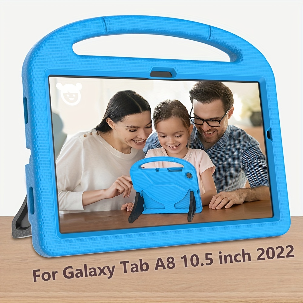 SAMSUNG Tablette GALAXY TAB A8 10.5 64GO ANTHR - Gris + Protection tablette  PROT TAB A8 10.5 - Bleu pas cher 