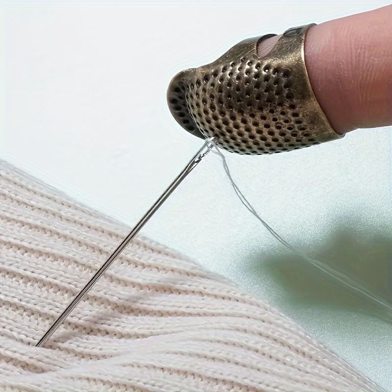 Sewing Tool Finger Thimble Hoop Set Home Hand sewn Cross - Temu