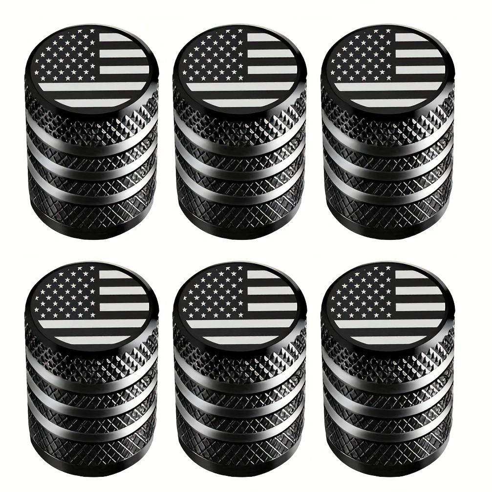 Tire Valve Stem Cover, Tire Air Metal With Plastic Liner Corrosion  Resistant Leak-proof For Car Truck Motorcycle Suv And Bike Black Temu