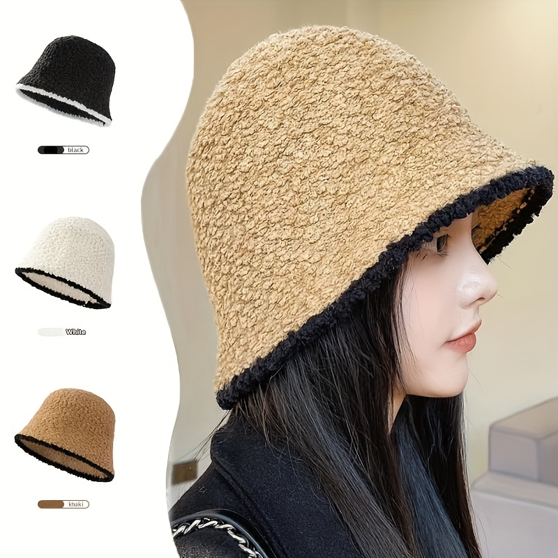 Black fisherman hat 2023 new style straw splicing basin hat for