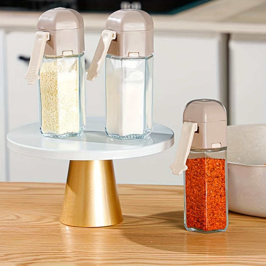 Refillable Salt Pepper Shakers Set Spice Bottles Container - Temu