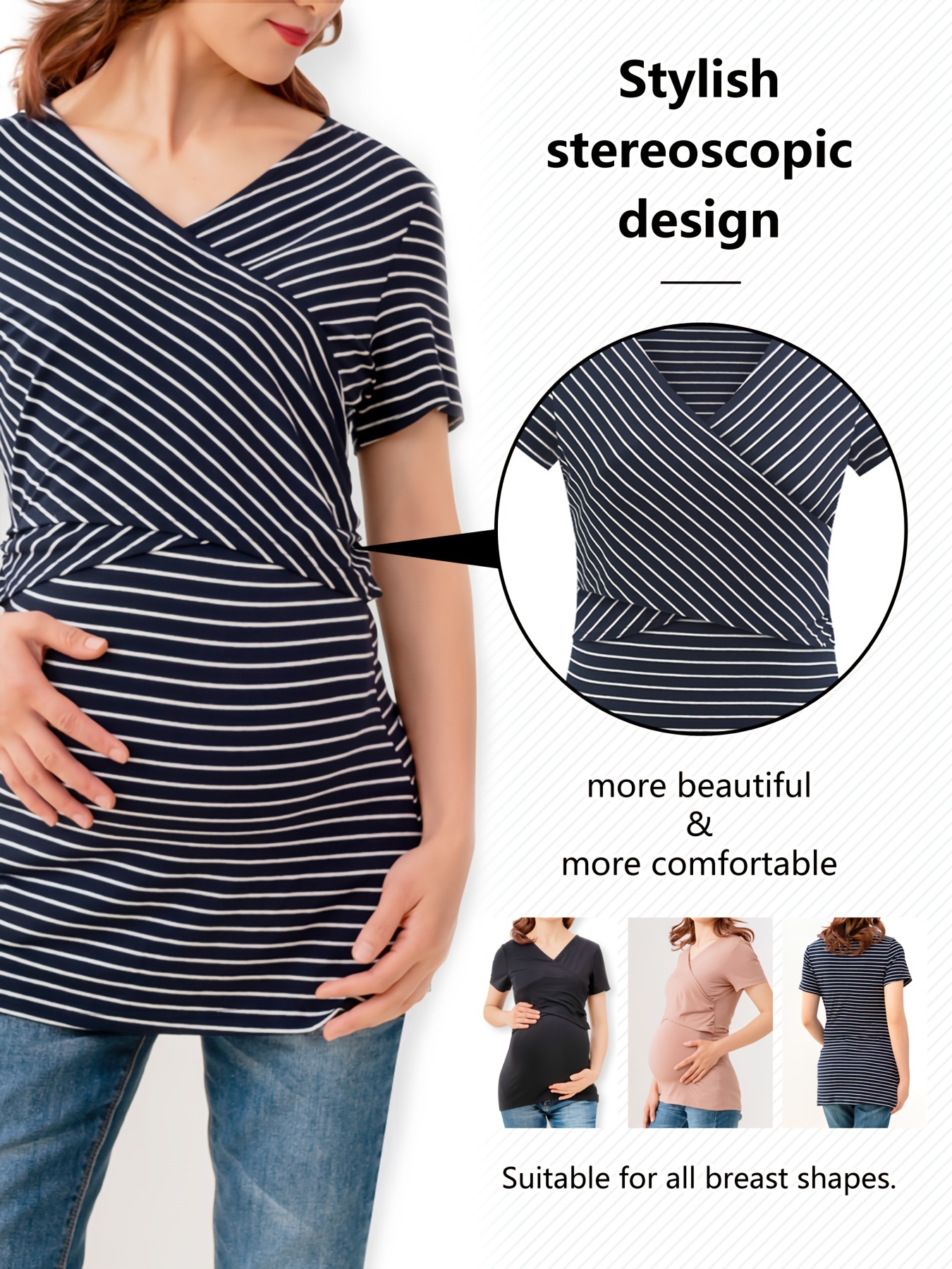 Buy Boob Maternity & Nursing Top Short Sleeve