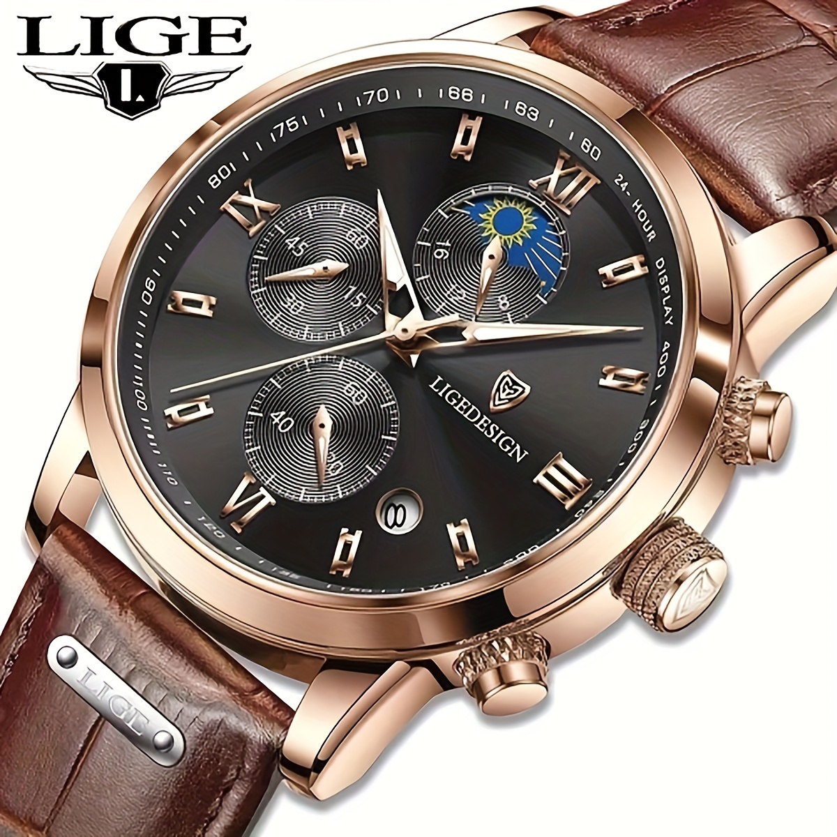 Reward Casual Sport Watches for Men Top Brand Luxury Military Waterproof Wrist Watch Man Clock Fashion Chronograph Wristwatch,Temu