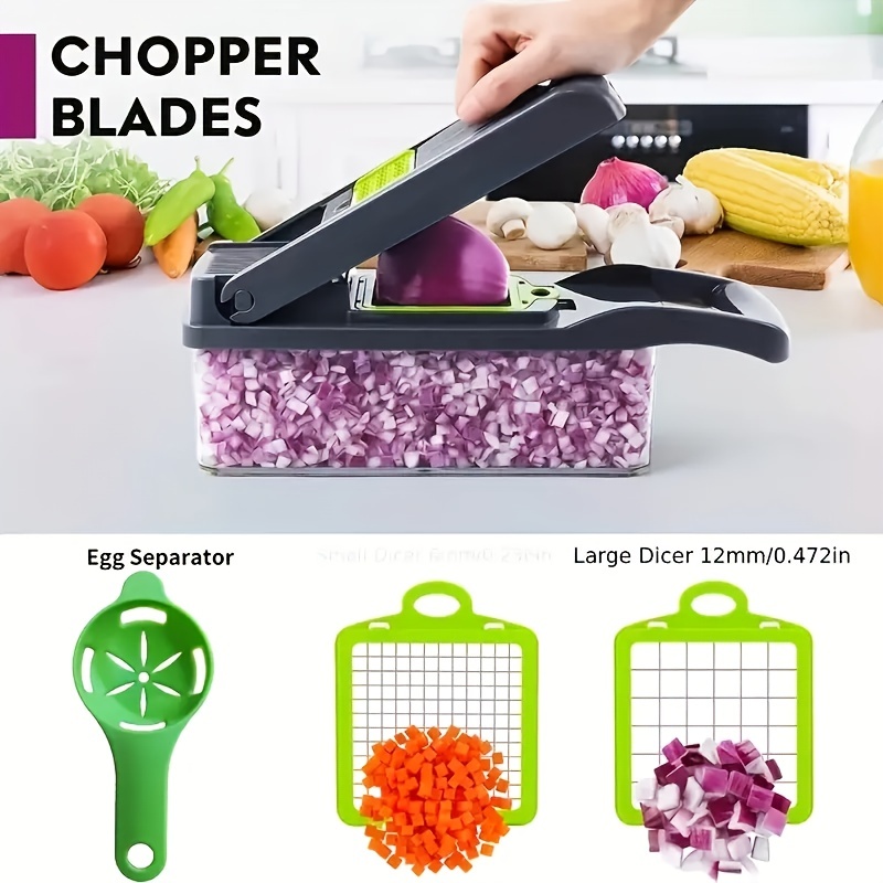 Cortador de verduras y rebanador para cocina, 23 piezas, cortador de  verduras y cortador de verduras, accesorios de cocina, utensilios para  hacer