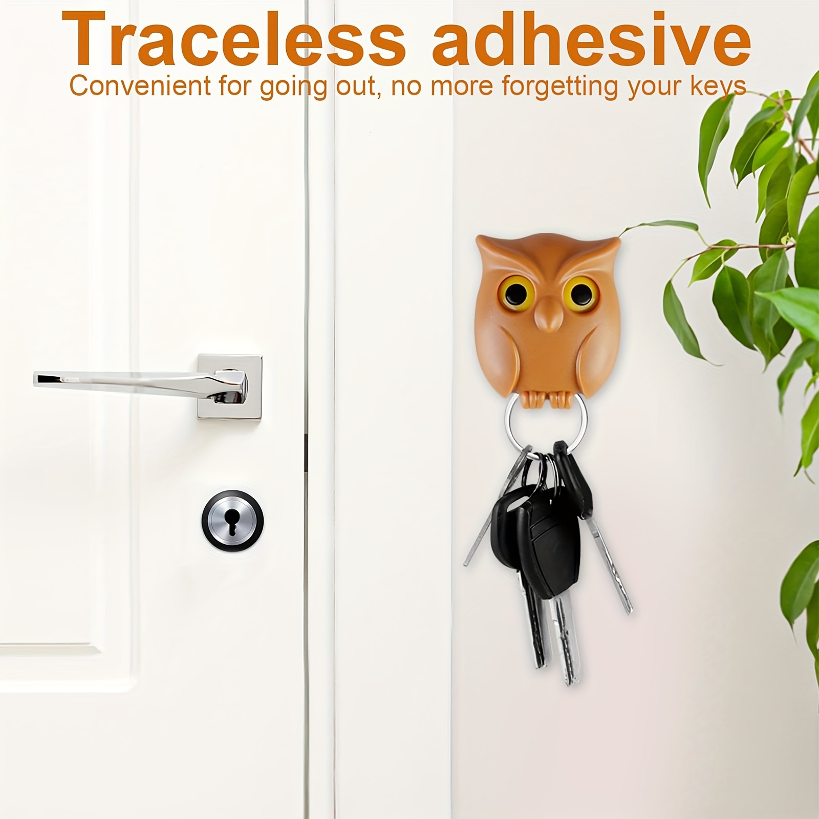 Owl Shape Key Holder Wall Hanging Hook Magnetic Key Hanger Hooks Will Open  Eyes Home Decoration Home Decoration - AliExpress