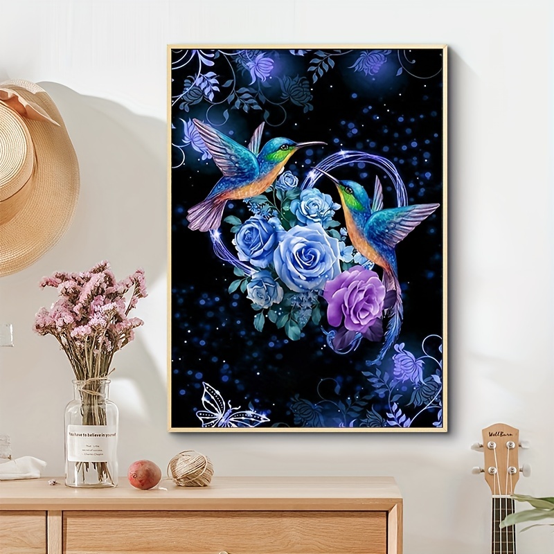 5d Diy Diamond Painting For Adults And Beginners Frameless Hummingbird  Diamond Painting For Living Room Bedroom Decoration - Temu Italy