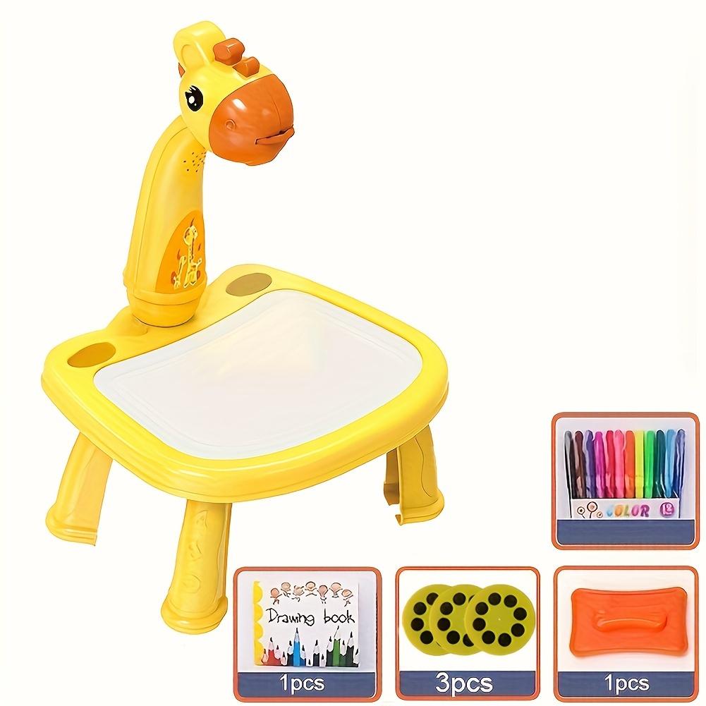 Children Learning Desk Trace And Draw Projector Art Drawing Board Projection  Tracing Painting Table Toy Early Educational Gift For Boys Girls Over 3 Y