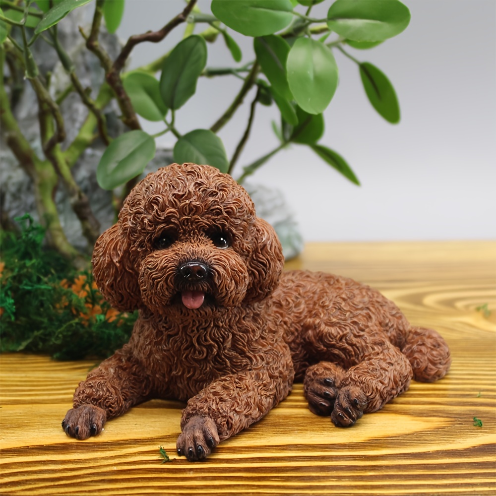 1pc Nette Simulation Teddy Hund Auto Hund Ornament Hause - Temu