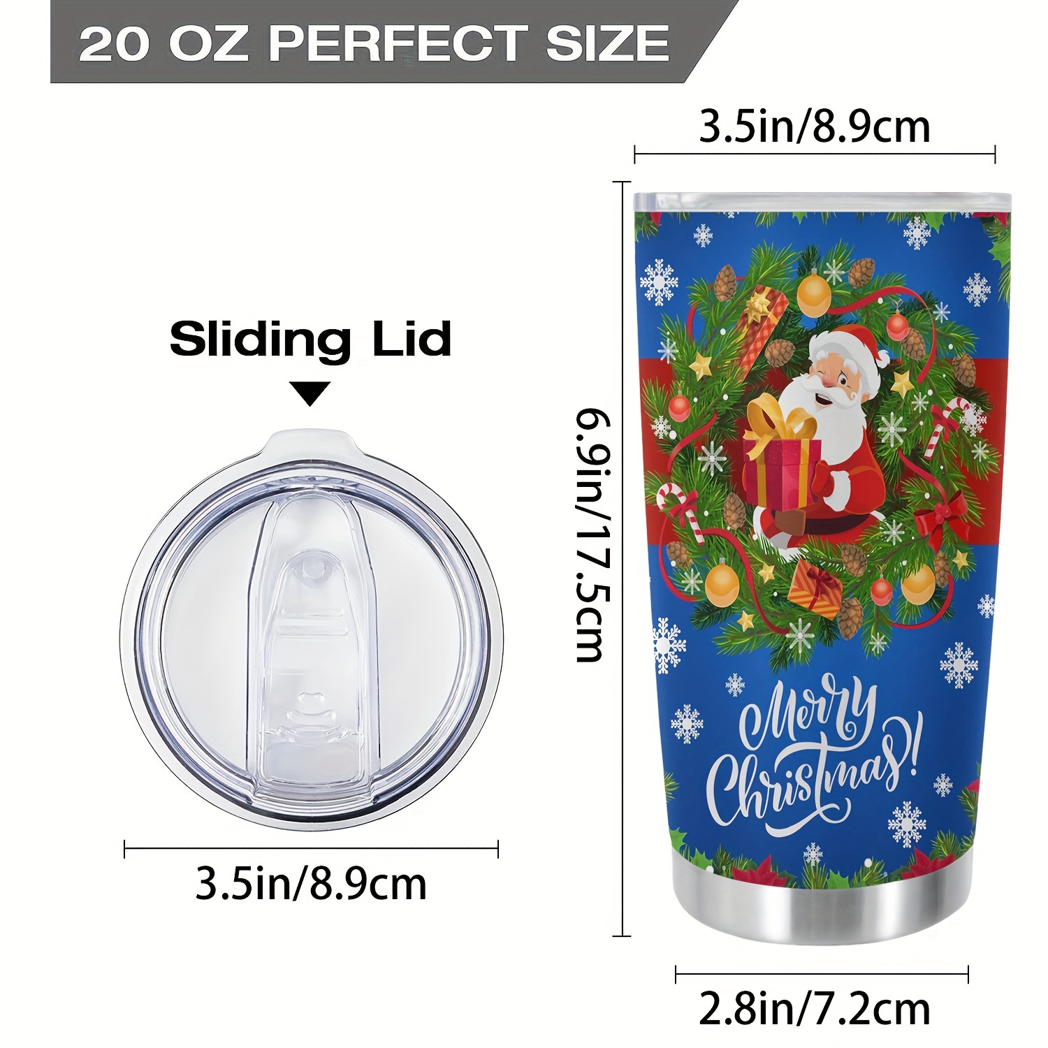 Christmas Cup Stainless Steel Tumbler Christmas Gifts Funny - Temu