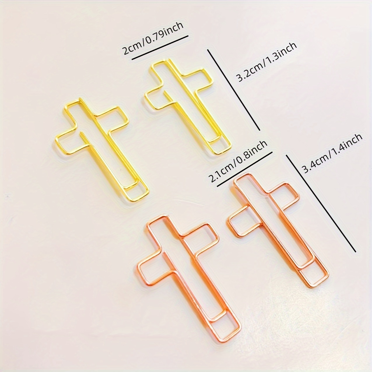 Cross shaped Paper Clips Fun Office Supplies For School - Temu