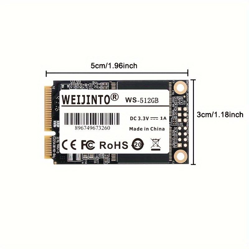 Disque dur interne SSD Hikvision E100N M.2 SATA - 256Go, 512Go