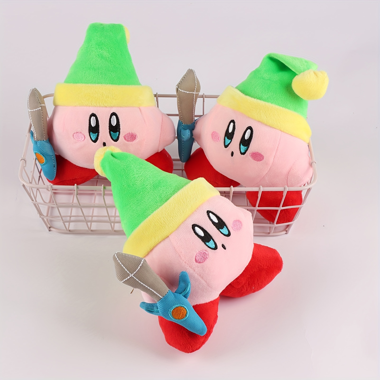 Kirby Aventuras todas las estrellas Kirby felpa, 20 cm/8 pulgadas Kirby  peluche colección juguete
