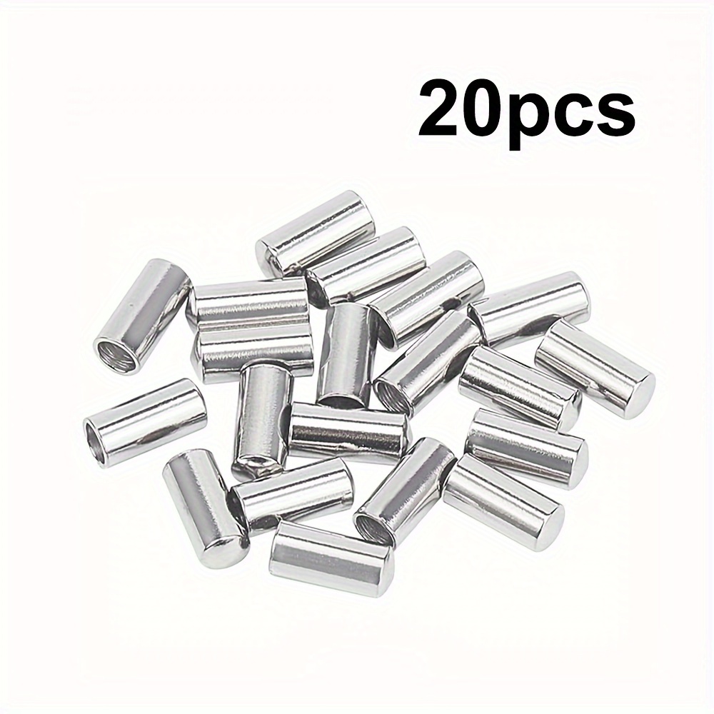 240pcs/box CCB Plastic Cord Ends, Column End Caps, For Jewelry Making  Materials