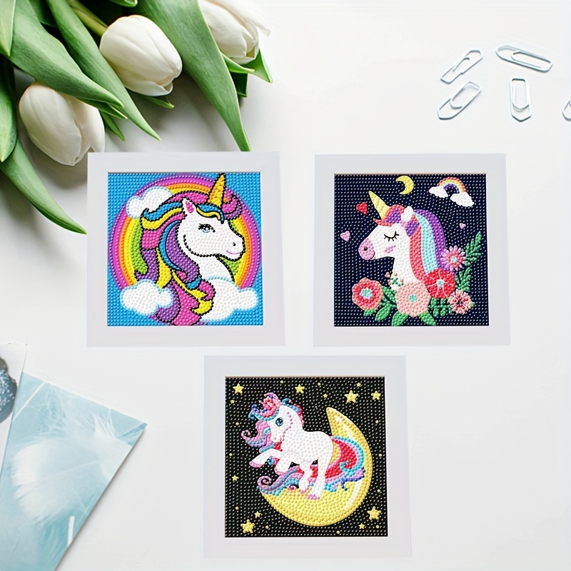 Unicorn Coloring Kit, Kids Piggy Bank, DIY Kids Craft Kits for