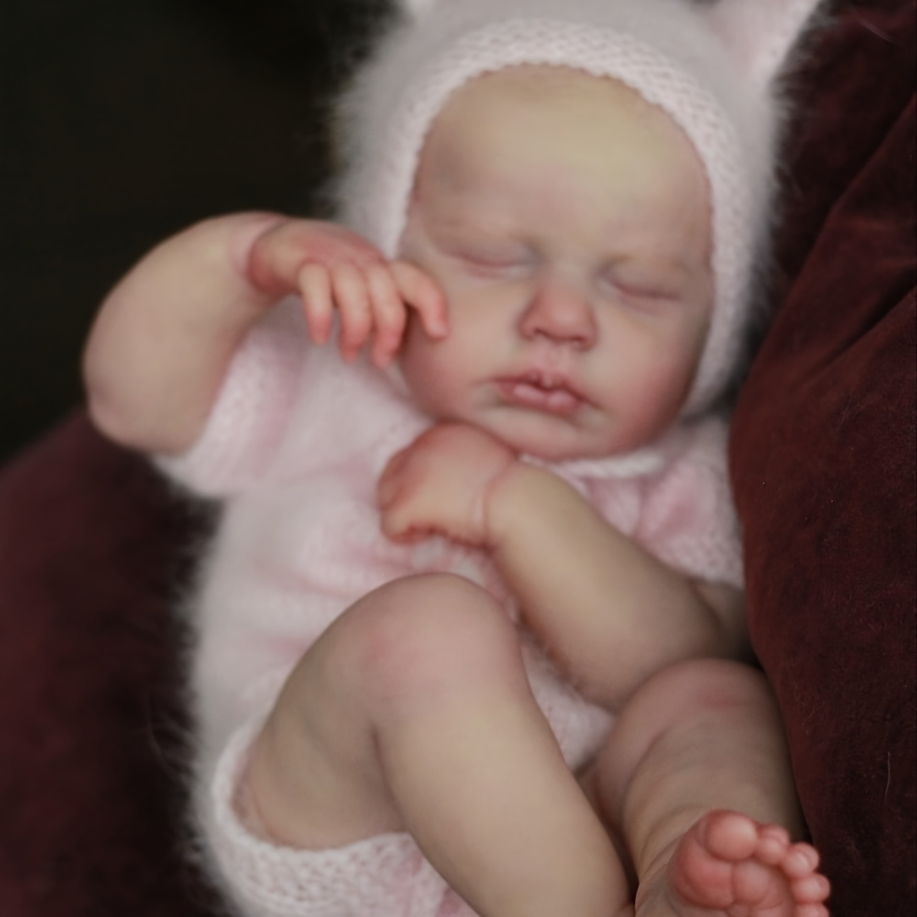 リボーンドール Realistic Reborn Newborn Sleeping 19 Inch Soft