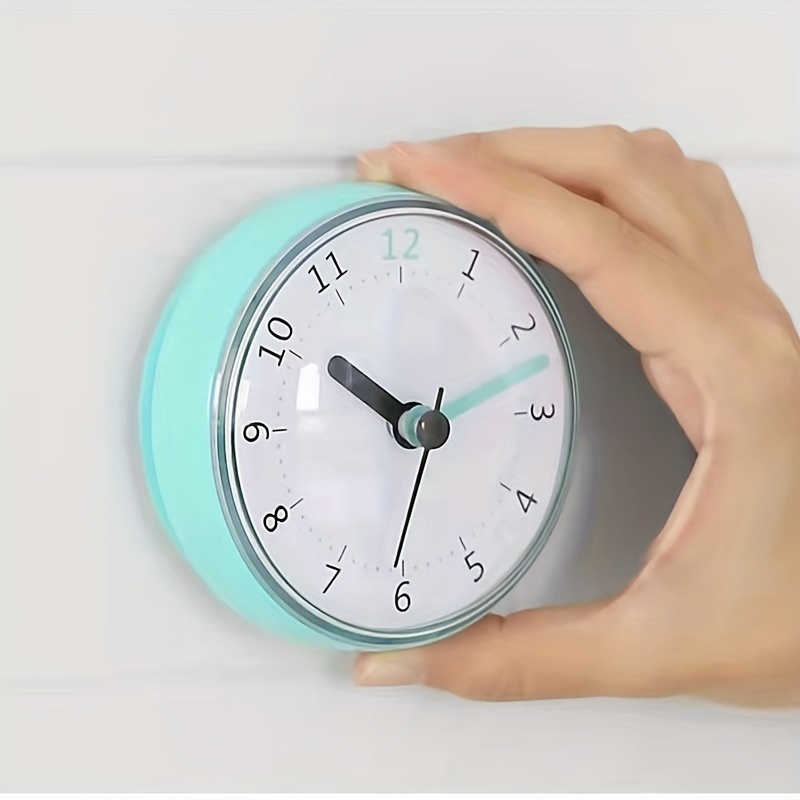 Hemobllo Reloj digital con temporizador, reloj de pared, reloj digital  blanco, reloj de baño, temporizador de ducha, reloj de baño para ducha,  reloj