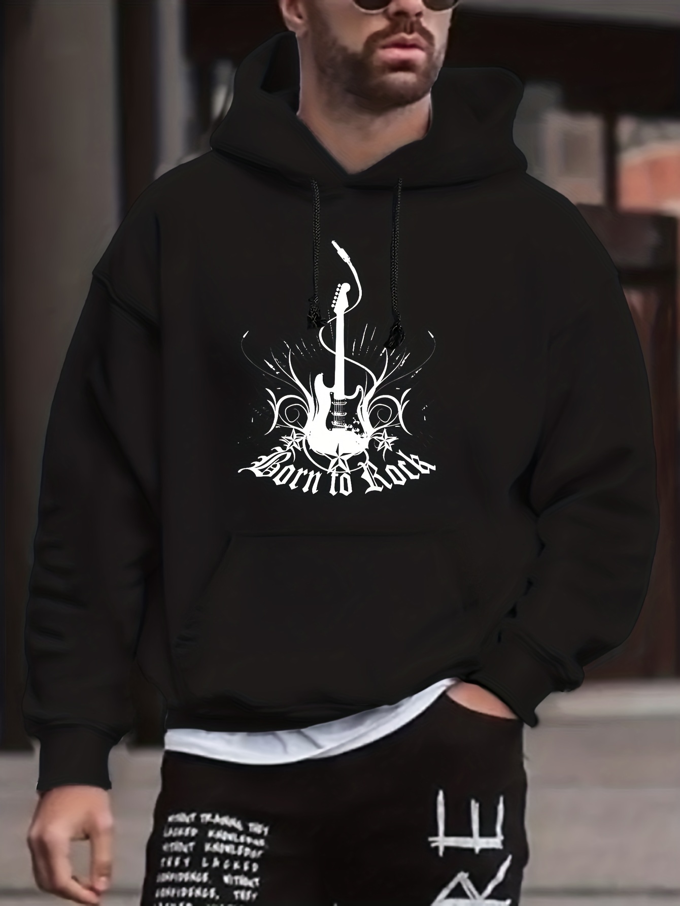 chaqueta capucha forro polar hombres jóvenes estampado Temu Ecuador