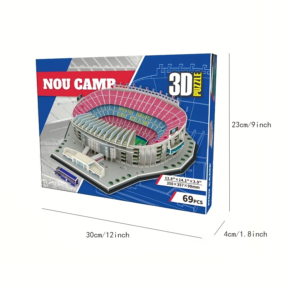 3D Paper Puzzle Building Model Toy Mexico Estadio Azteca Stadium