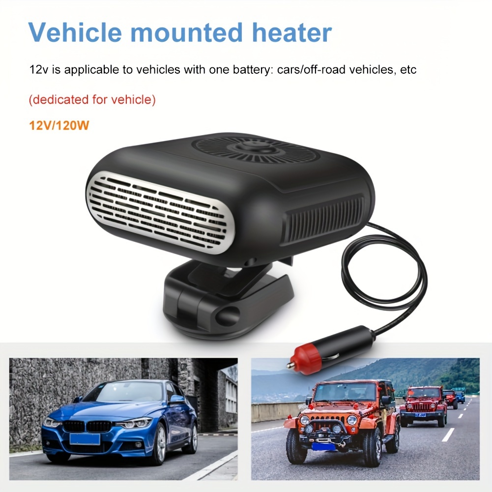 Car Heater 12v / 24v Automatic Hot Air Blower Electric Fan - Temu