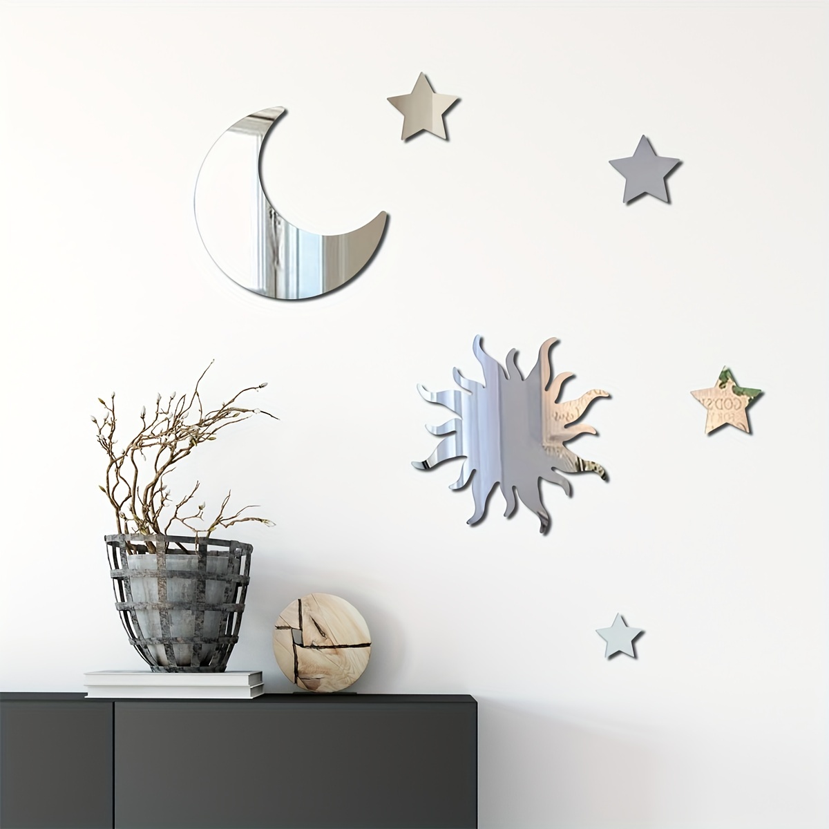 Decorative Stickers Wall Stars Moon
