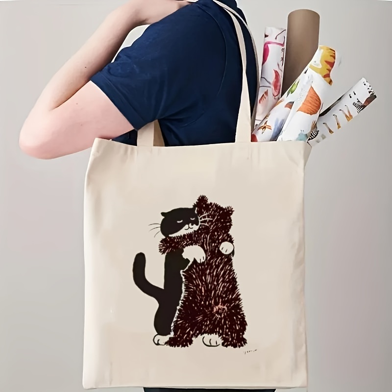 Borsa di tela gatto