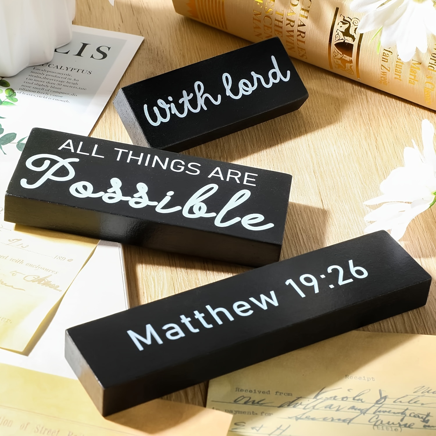 Decorative Signs Plaques acrylic Modern Tabletop Christian - Temu